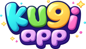 ku9i app নীল সবুজ লোগো